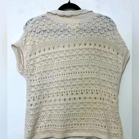 Womens Jessica Simpson crochet blouse size M - Picture 3 of 4